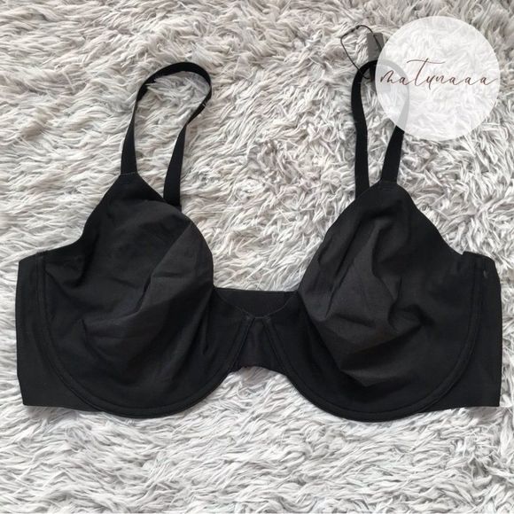 Skims Naked Underwire Demi Bra in Onyx 44D